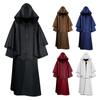 Men's And Women's Halloween Costumes Grim Cloak Hooded Capes Jacket Long Coat