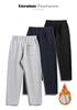 Men's and Women's Thick Plus Velvet Hoodie and Sweatpants Set - European Size, Loose Fit for Spring, Autumn, and Winter.