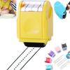 Yousheng Race Track Stamp Self Inking Line Road Stamp Roller Компактный дизайн Портативный штриховой почерк Линии Практика Roller Stamp для детей