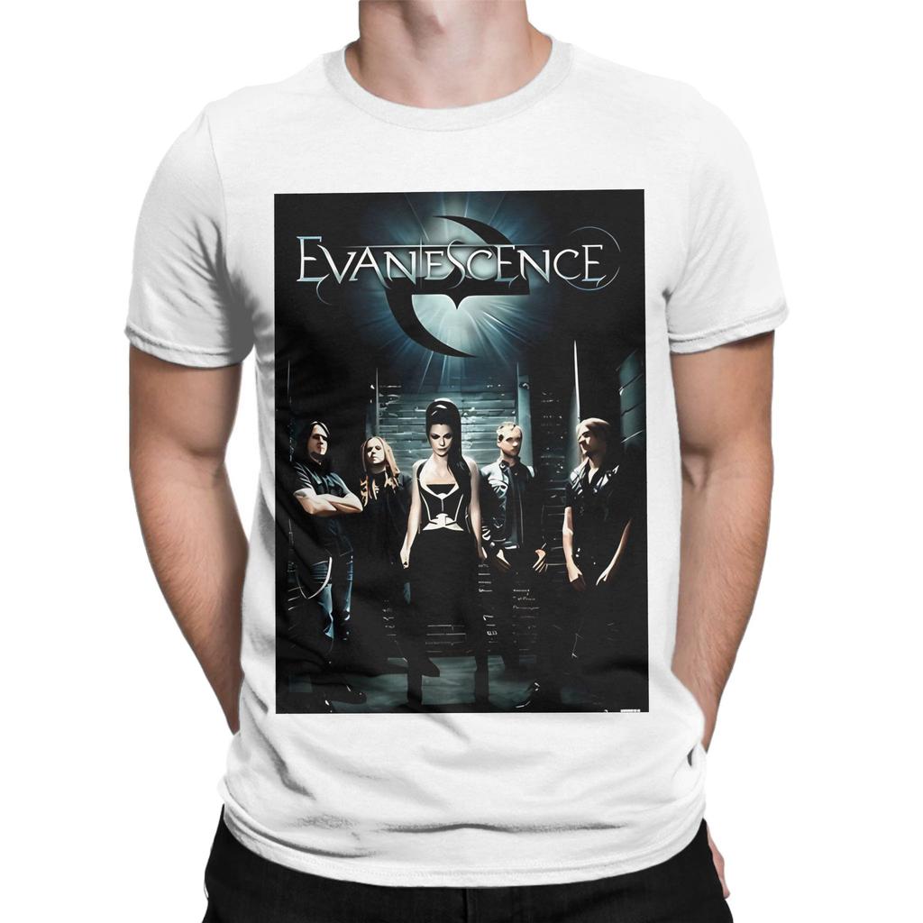 Amy lLee Fan Evanescence Graphic 100 Cotton TShirt Amy lLee Evanescence Tops Tees For Unisex