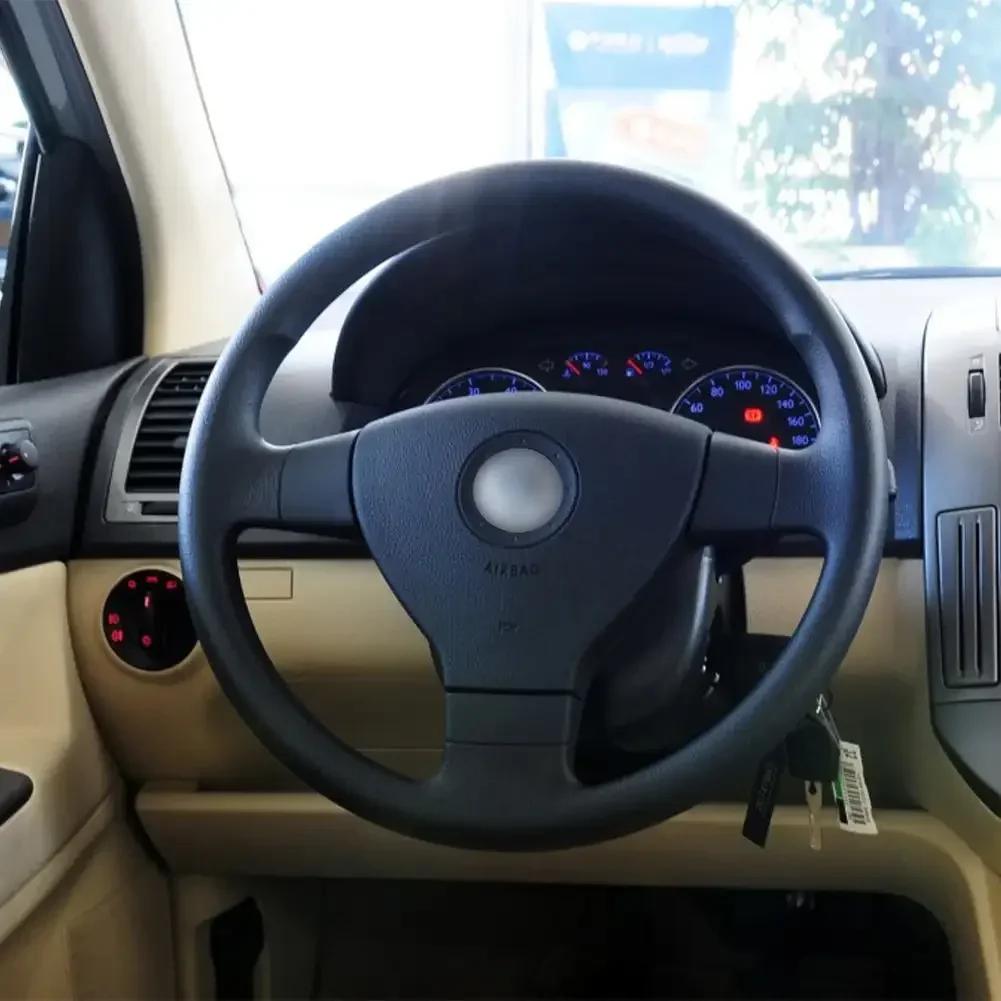 Декоративная накладка на руль автомобиля из углеродного волокна ABS для VW Golf 5 MK5 Passat B6 Jetta Tiguan 2007-2011