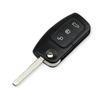 KEYYOU With Battery For Ford Focus Fiesta 2013 HU101 F021 Blade 433MHz 4D63 40bit 80bit 3 Buttons Flip Folding Remote Car Key