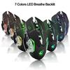 Ergonomic Rechargeable Breathing Light Mute Wireless Gaming Mechanical Mouse