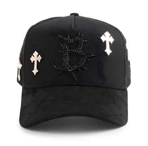 Top Quality Designer Suede Baseball Caps Wide Brim Rhinestone Hat DARK NEBULA Barbas Hats El Barbas Gorras Barbas Hats