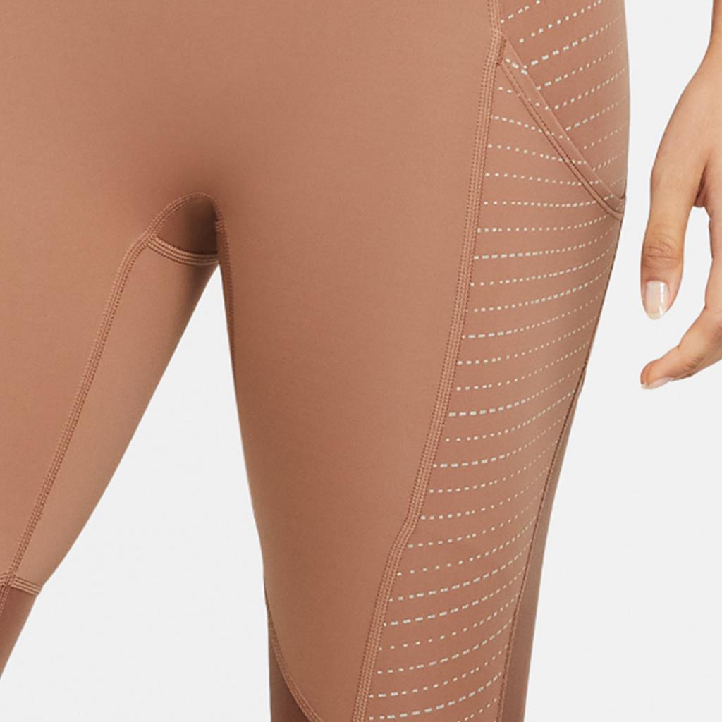Nike Dri-FIT Sports Training Running Быстросохнущие дышащие обтягивающие ретро-брюки женские плавки кораллового цвета DD6856-256