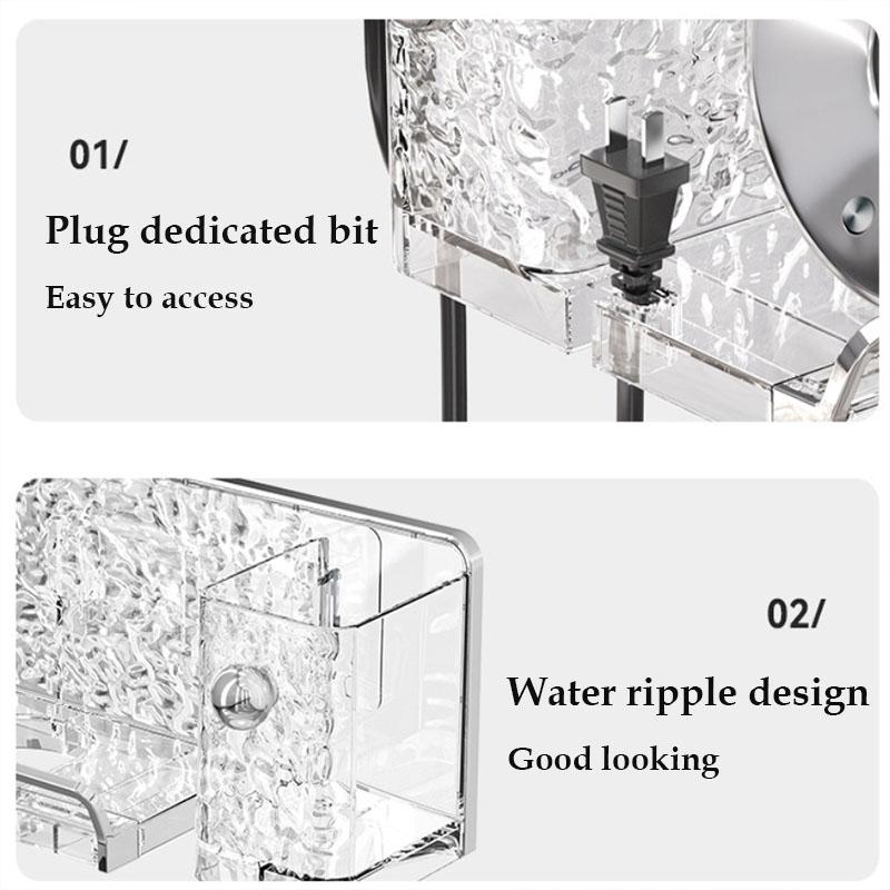 Настенный держатель для фена, держатель для выпрямителя, держатели для сушилок Dyson, подходящие для всех типов фенов, органайзер для ванной комнаты