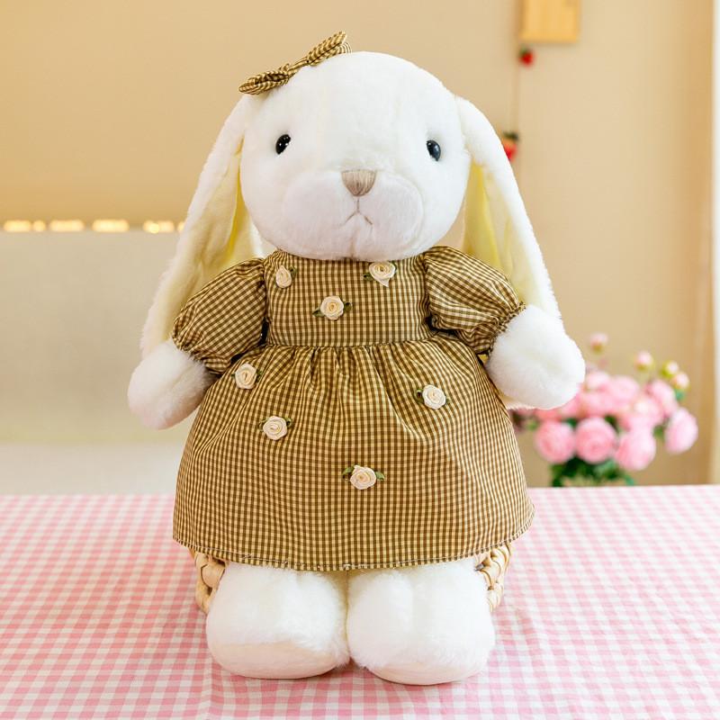 Adorable 8 Inch Cartoon Bunny Plush Toy With Charming Tulle Skirt Perfect For Gifts