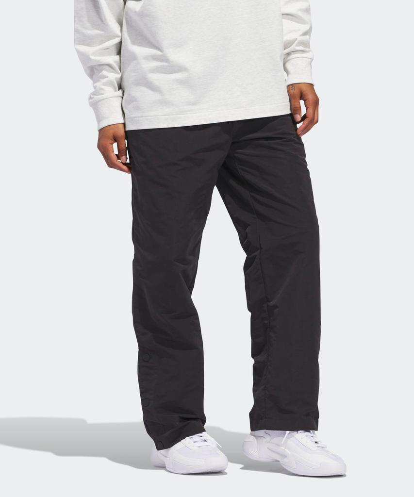 ADIDAS Basketball Woven Snap Pants - Black / Iw5639