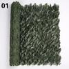 0.5x1/3M Green Wall Fence Faux Ivy Vine Leaf Artificial Leaf Net Garden Fence Patio Decoration
