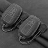 Leather Car Key Case For Toyota Prius Camry Corolla CHR C-HR RAV4 Land Cruiser 2 3 Button Keychain Suede Accessories
