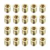 20Pcs M6 M8 M10 Threaded Inserts Nuts Carbon Steel Hex Socket Drive Stable Threaded Wood Inserts