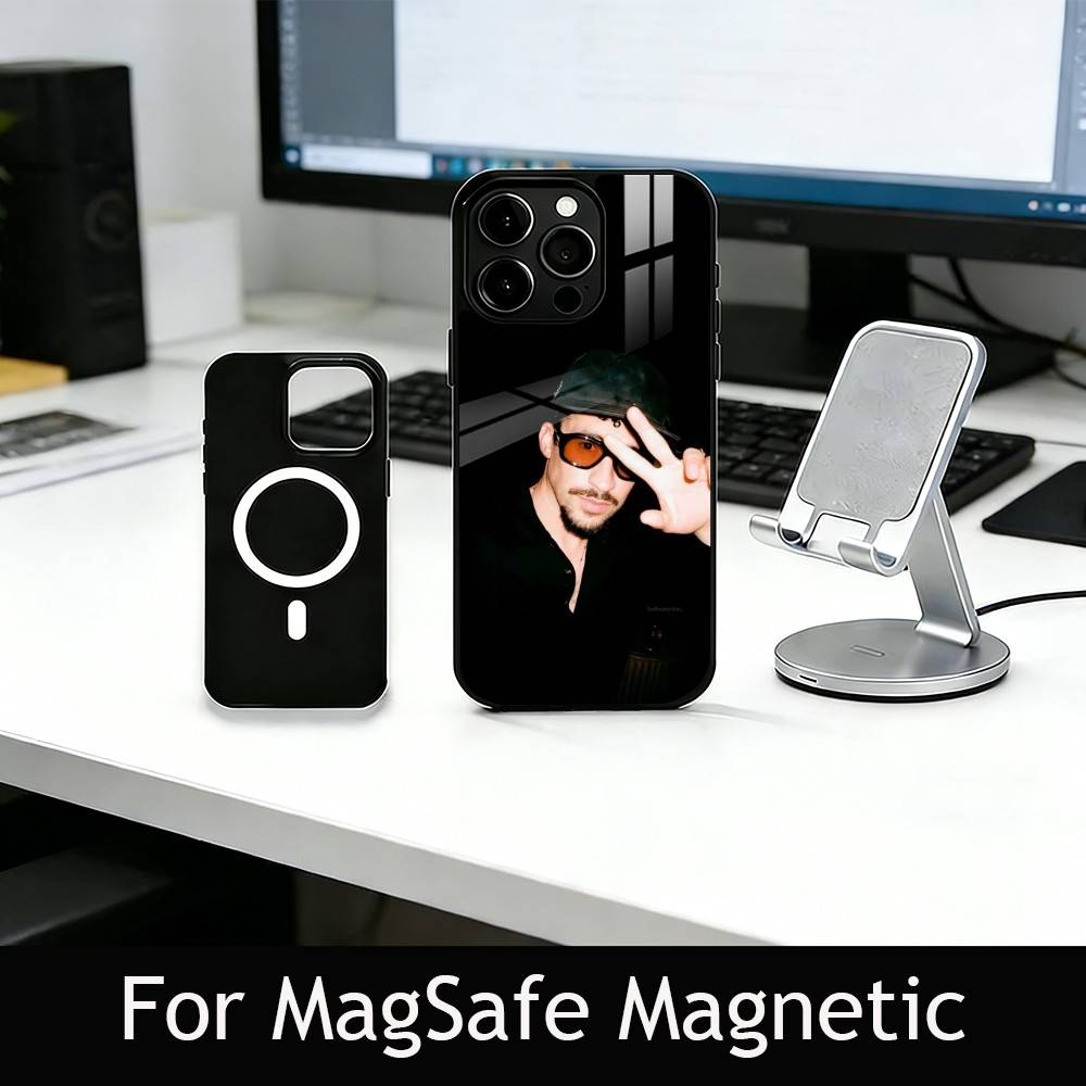 Чехол для телефона Bad B-B V-Vibes для iPhone 17, 16, 15, 14, 13, 12, 11 Plus, Pro, магнитный с Magsafe, беспроводная зарядка