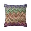 Fashion Modern Home Zig Zag Art Cushion Cover Velvet Bohemian Geometric Throw Pillow for Sofa Square Pillowcase Home Decorative