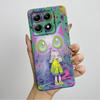 Чехол для телефона Xiaomi 14T Pro 14Tpro, мягкий силикон TPU, милый окрашенный корпус, с рисунком из мультфильма, ударопрочная защитная задняя крышка