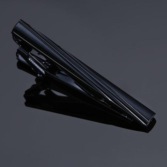 Мужской зажим для галстука, модный узор, универсальный полированный аксессуар, гладкая поверхность, деловой зажим для галстука для взрослых