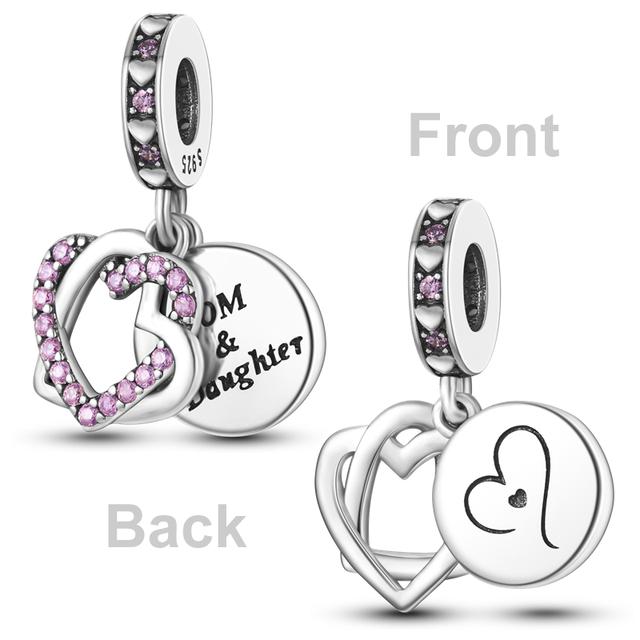 2023 Подвески-бусины из серебра 925 пробы Кот Светлячок Бабочка Дружба Висячие Подходят Браслету Ювелирные Изделия Своими Руками