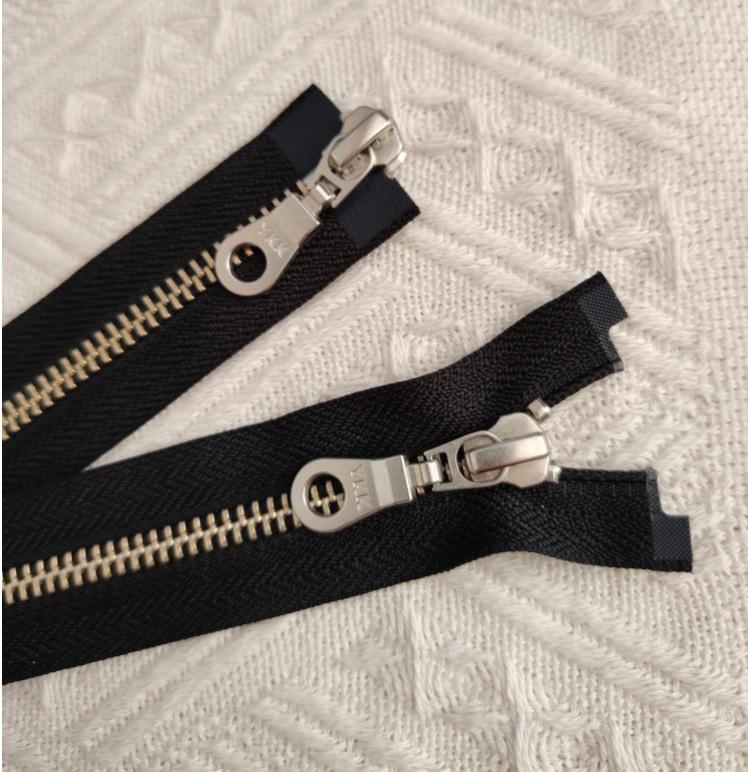 YKK №. 5 Металлическая молния с двумя замками для курток и свитеров