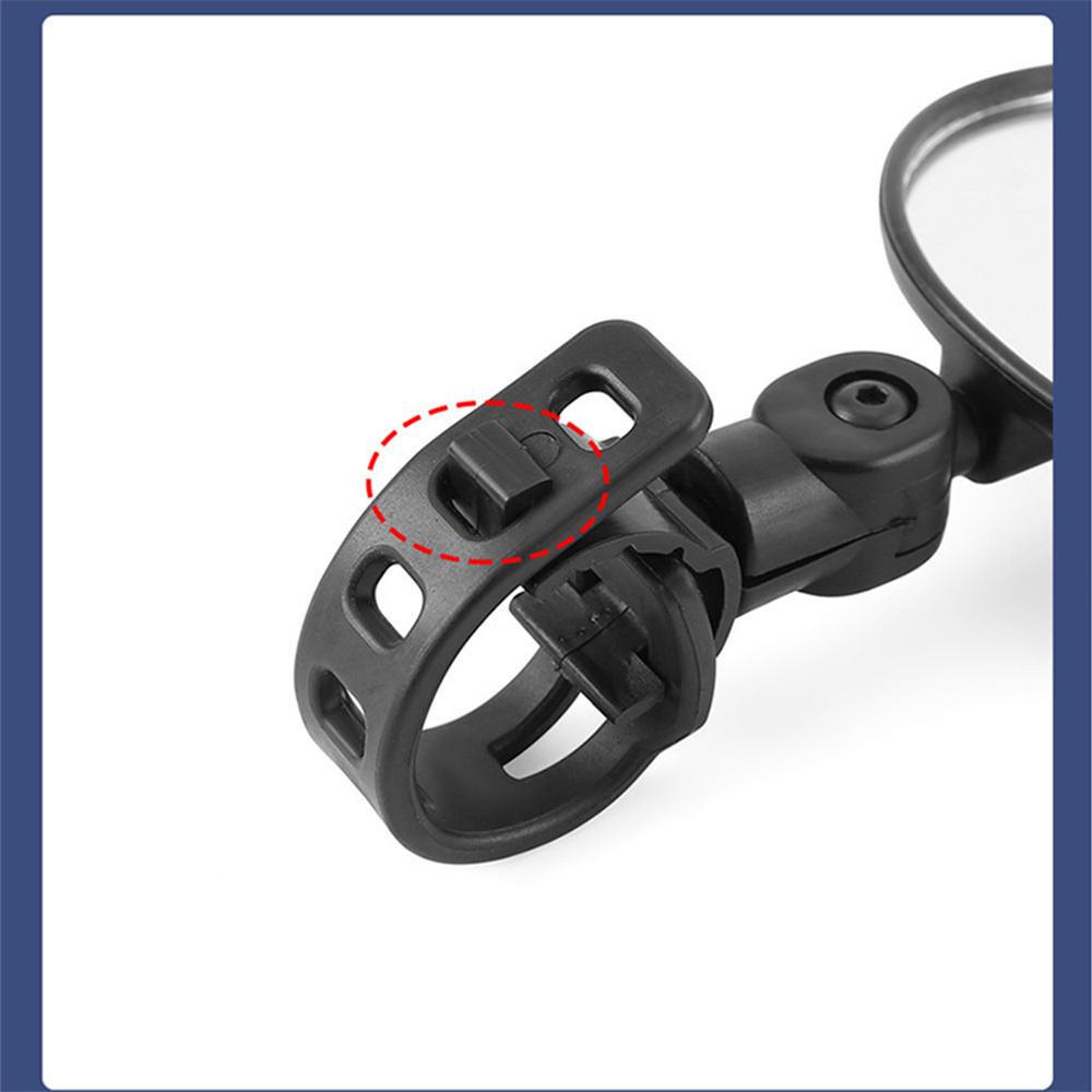Pair Universal Handlebar Rearview Mirror for Bike Bicycle Motorcycle Adjustable