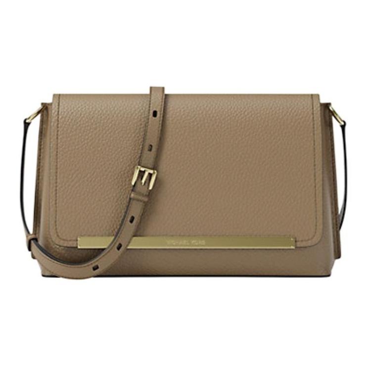Michael Kors MK Evelyn Crossbody Shoulder Bag With Gold Hardware Women bags Brown 32F5GQ9C6U-HUSK