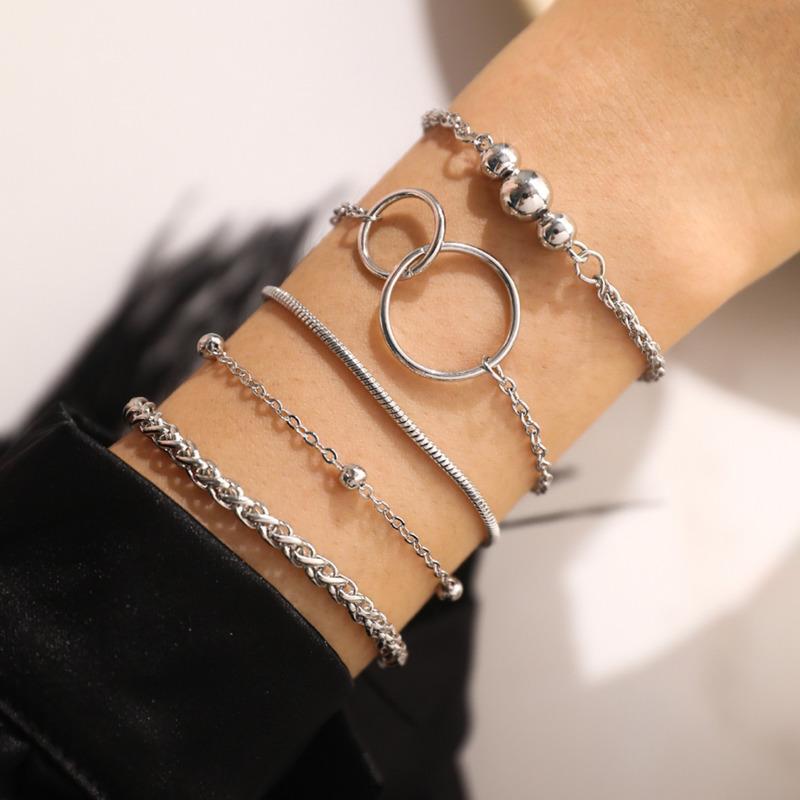 Модный комплект браслетов-цепочек для женщин, стразы золотого цвета, листья, браслет-бабочка, кулон, открытые манжеты, браслет для девочек, ювелирные изделия