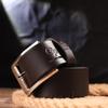 Качественный мужской кожаный ремень GRANDE PELLE Leather Belt 21461 Коричневый