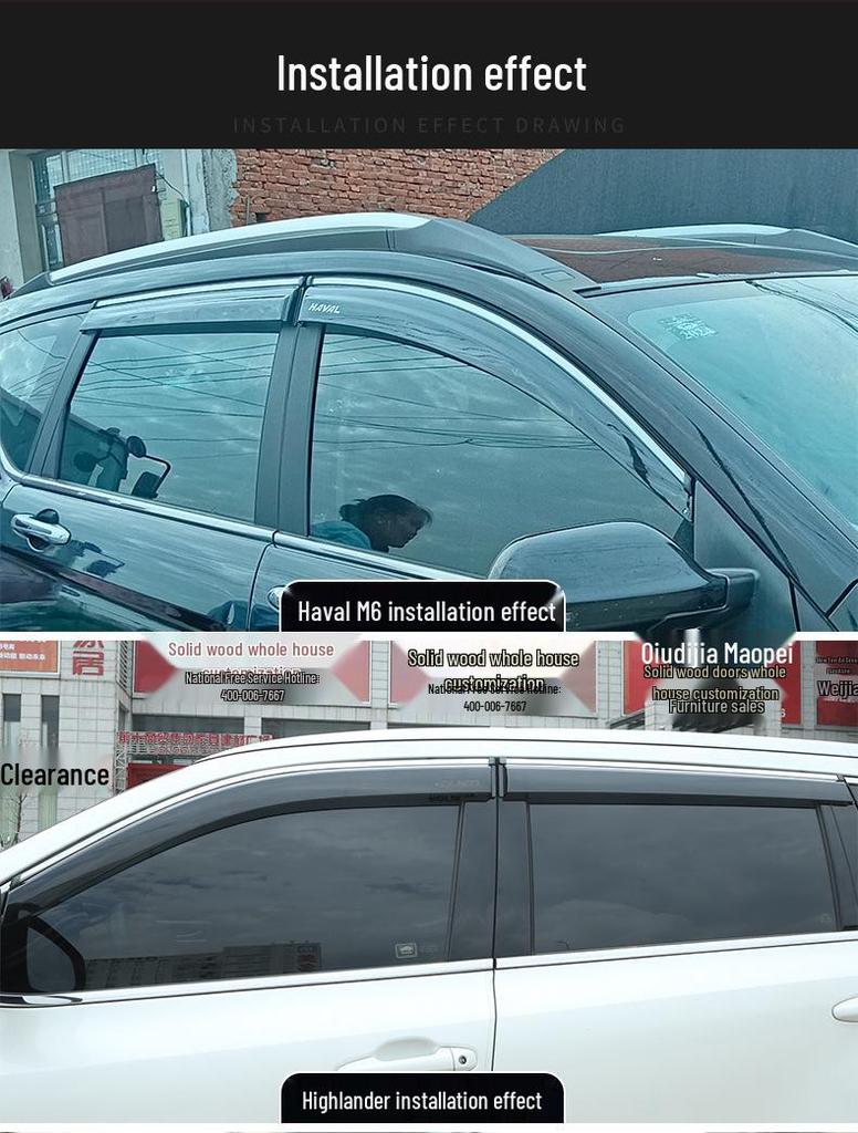 Дефлекторы окон для Honda Accord Десятого поколения, Civic, Lingpai и Fengfan - Защита от солнца и дождя для CR-V, XRV