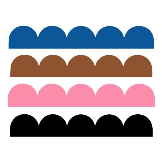 2Pcs Scalloped Wood Border Trim Wall Decoration Adhesive DIY Cabinet Shelf Door Window Frame Scalloped Edge Decorative Wood Strips