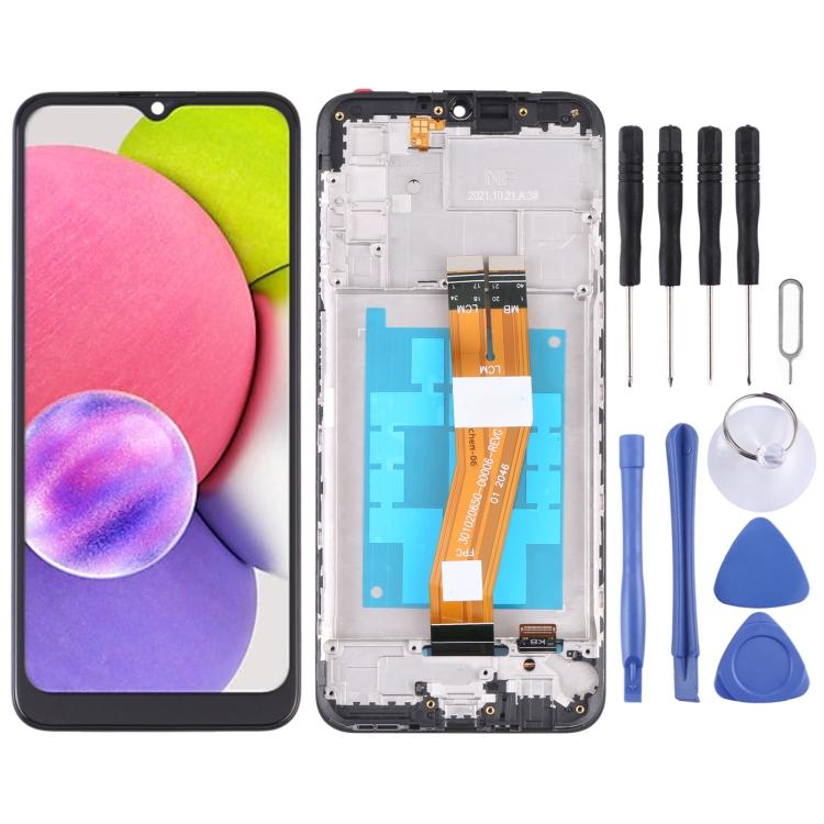 ЖК-экран и дигитайзер в сборе с рамкой для Samsung Galaxy A03s SM-A037G/A037M