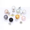 F26C Metal Pearls Pin Secure Flat Designs For Garment Decoration And Handcraft