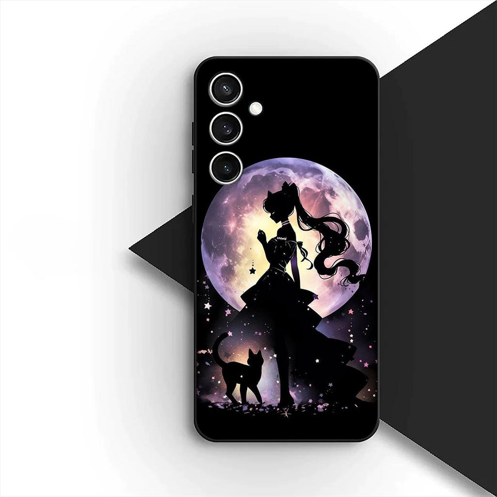 Girl S-Sailors-Cartoon Moon Cover for Samsung Galaxy A36 A55 A26 A05 A06 A14 A50 A51 A53 A54 A12 A13 A23 A35 Coque Phone Case