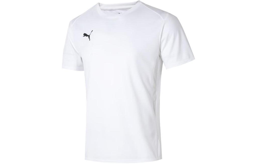 Puma Футболки Мужские Белые С Круглым Вырезом Умеренные 658636-04