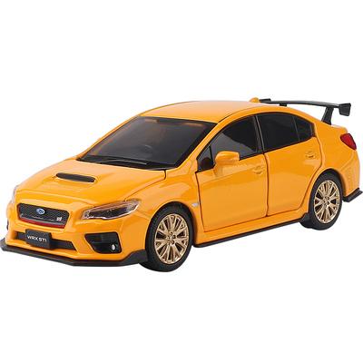 1/32 Модель спортивного автомобиля из сплава Subaru WRX STI Литая под давлением Имитация Металлическая игрушка Модель гоночного автомобиля Коллекция Звук и свет Детский подарок