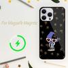 Чехол для телефона Singer Mora для iPhone 15 14 13 12 11 Plus Pro Max Magsafe с магнитной беспроводной зарядкой