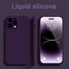 Роскошный мягкий жидкий силиконовый чехол для телефона для iPhone 15 14 13 12 11 Pro Max X XR XS Max 7 8 15 Plus противоударный чехол из ТПУ