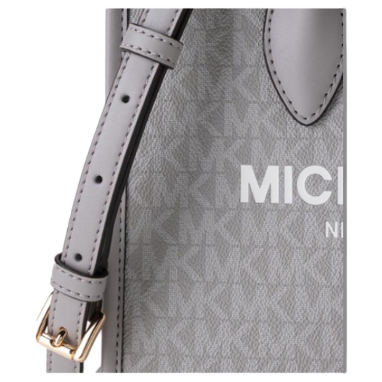 Michael Kors MK Серия Mirella Повседневная сумка-тоут с монограммой из искусственной кожи для поездок на работу Сумка для покупок Сумка через плечо Сумка-кроссбоди Маленькая 35F2G7ZC5B-975