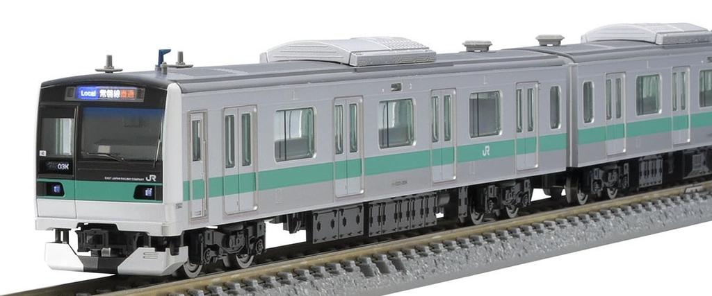 TOMYTEC TOMIX N Gauge JR E233 2000 Series Joban Line Local Train Basic Set 98841 Railway Model Train