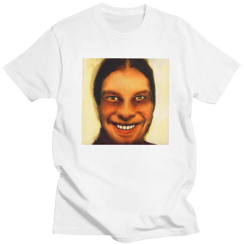 Мужская футболка Aphex Twin на заказ, короткий рукав, хлопковая футболка, повседневная футболка, свободный крой, одежда