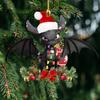 Рождественский дракон, подвесное украшение, акриловый многоразовый праздничный декор, украшение для рождественской елки, кулон, товары для вечеринок, подарок