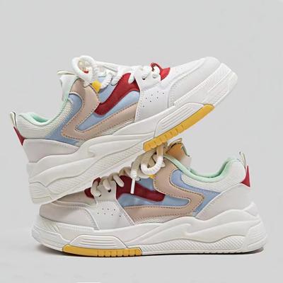 Модные женские туфли на платформе, модные удобные дышащие повседневные туфли на одинарной платформе, женская обувь