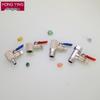 Household Water Purifier Tee Connector 4 to 2 Point Ball Valve for Filter and Dispenser