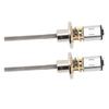 2 Pcs Speed Reduction Gear Motor 12GA N20 30RPM DC 3V Gear Motor with M4x55 Screw Thread Shaft and Flange Connector