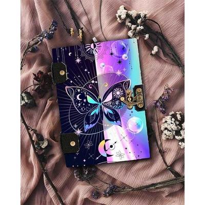 Картонный дневник ручной работы с пряжкой, блокнот, альбом для рисования, личные дневники для мужчин и женщин (200 неразрешенных страниц)