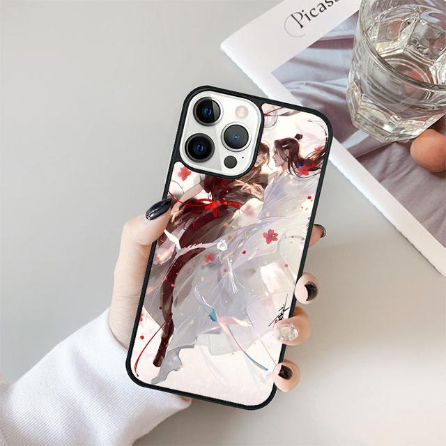 Неукротимый Вэй Усянь Лань Ванцзи Милый Чехол Для Телефона Для iPhone 17 Air 15 16 Pro Max 14 13 12 11 Pro Max Plus