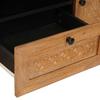 TV Unit with Shelf Light Brown 105 x 33 x 46 cm Engineered Wood