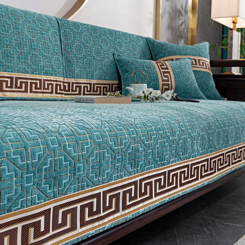 Новый защитный чехол для дивана для гостиной, эластичный диван, подушка, коврик, чехлы для диванов, утепленный плюшевый стул, диван, полотенце, домашний декор