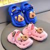 Girls Sandals Children Summer Baby Indoor Soft Bottom Toddler Non-slip Slippers Cartoon Boy Cave Shoes