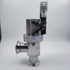 KF vacuum pneumatic flapper valve L type GDQ high vacuum angle valve KF16 KF25  220V and 24V