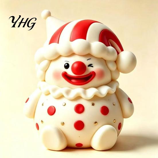 TPR Stress Ball 1/2Pcs Cartoon Clown Relief Toy, Slow Rebound Squeeze Sensory Toy Anxiety Reduction Fidget for Desktop Decoration Toys
