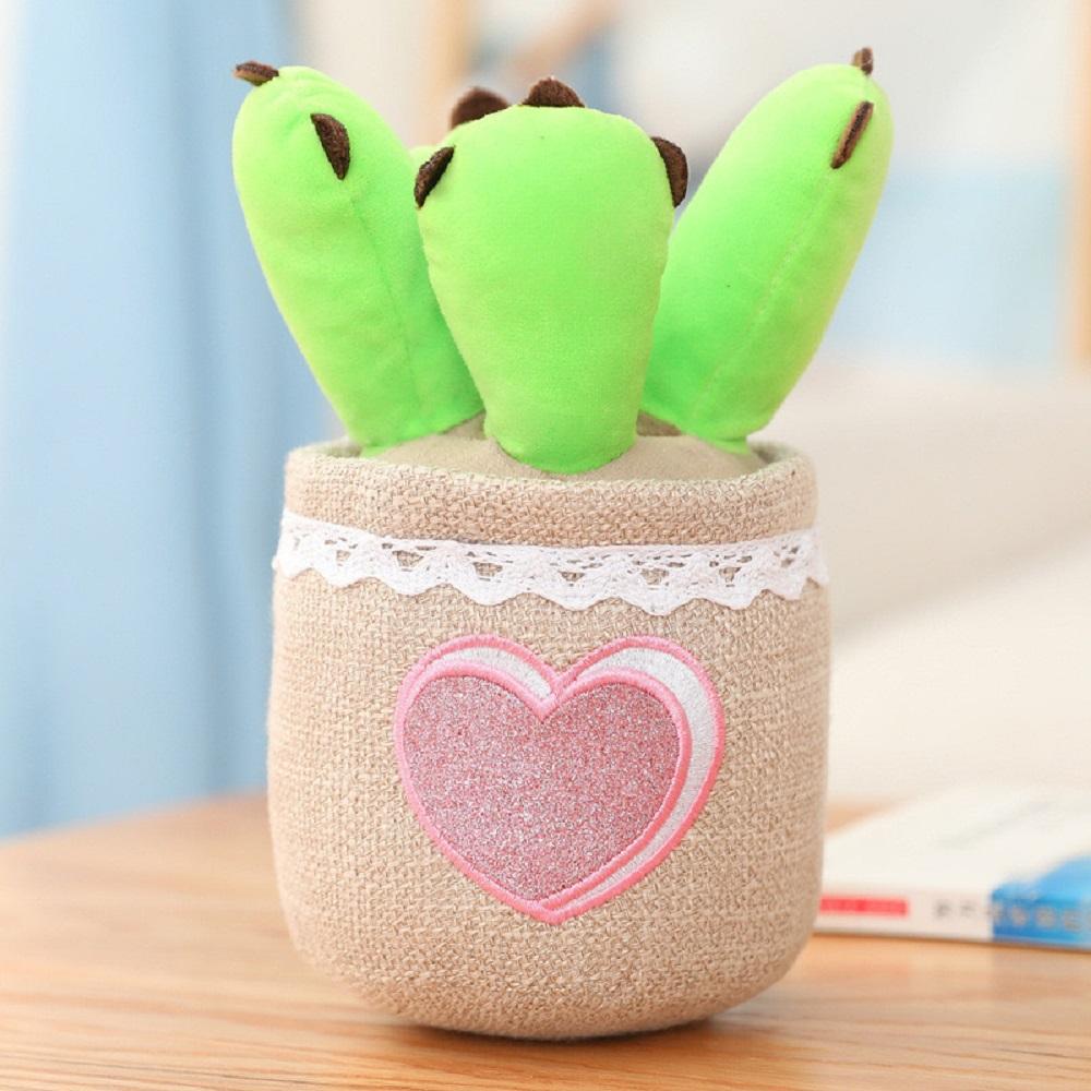 Fun Pot Series Plush Lucky Bamboo Dragon Beard Tree Plant Plush Toy Soft Decoration Doll Money Tree Potted Plant Pillow