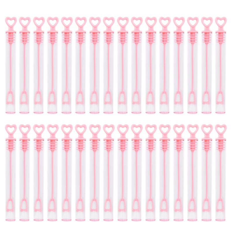 10-50 шт. Красочные бутылочки для мыльных пузырей, палочка-сердечко, пустые тубы, детские сувениры для дня рождения, наполнитель для пиньяты, игрушки, свадебные подарки для гостей